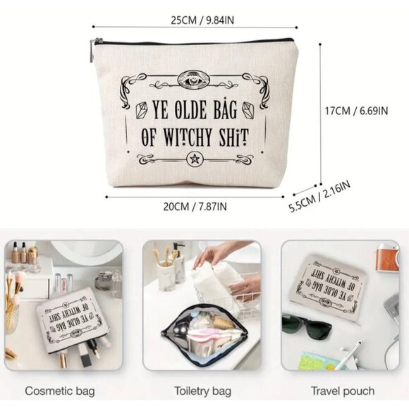 Witchy Sh*t" Cosmetic Pouch - Picture 4 of 4